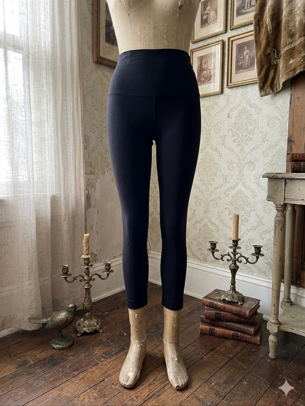 Lululemon Wunder Under High Rise Leggings Luon 21" Length Black Size 2